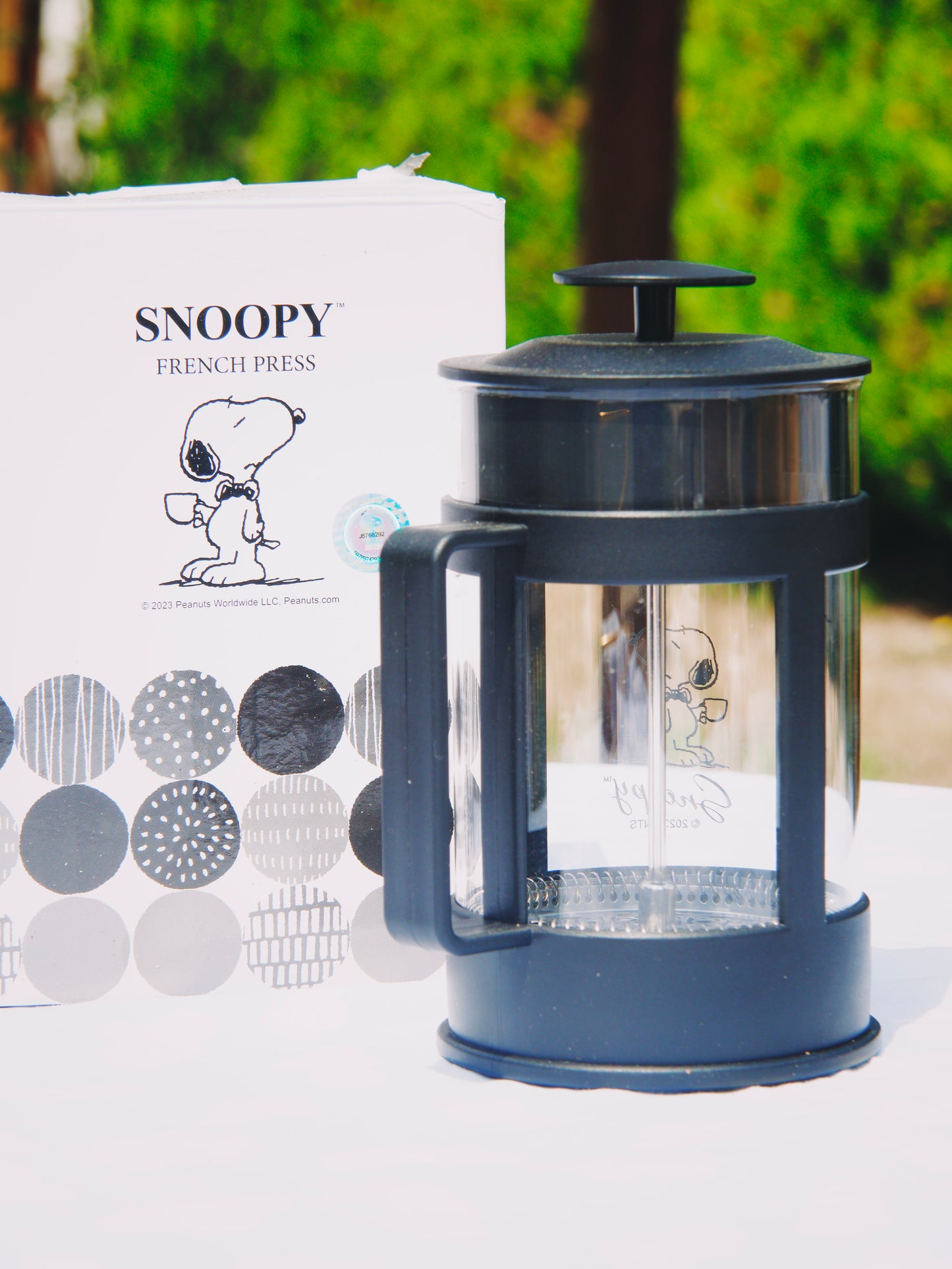 Cafetière à piston Snoopy / Peanuts (French Press)