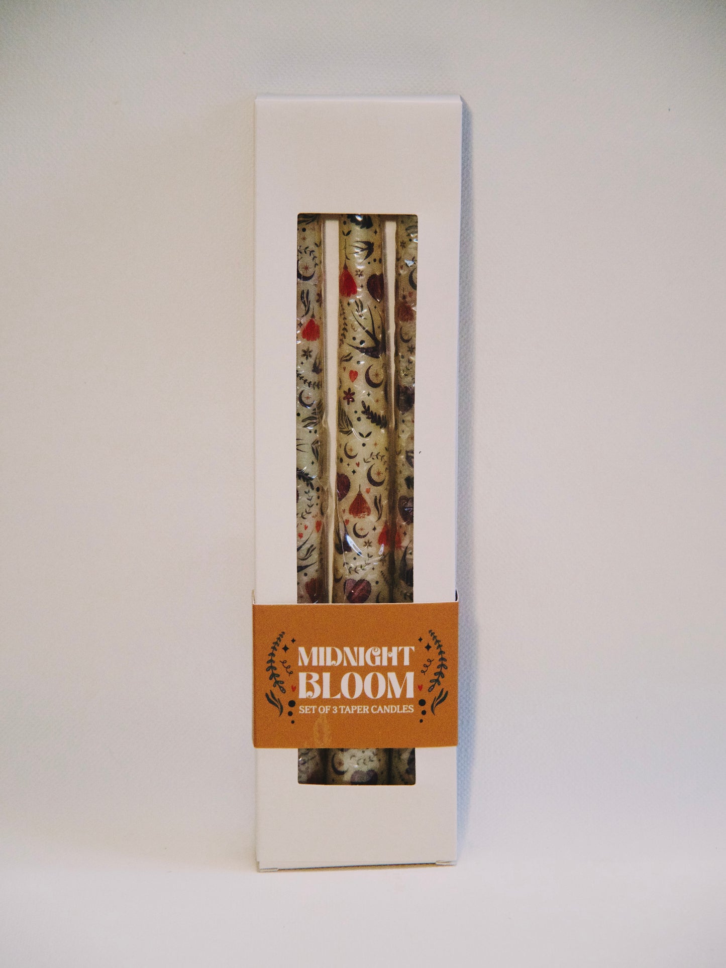✨Ensemble de 3 bougies à motif floral / whimsy folk