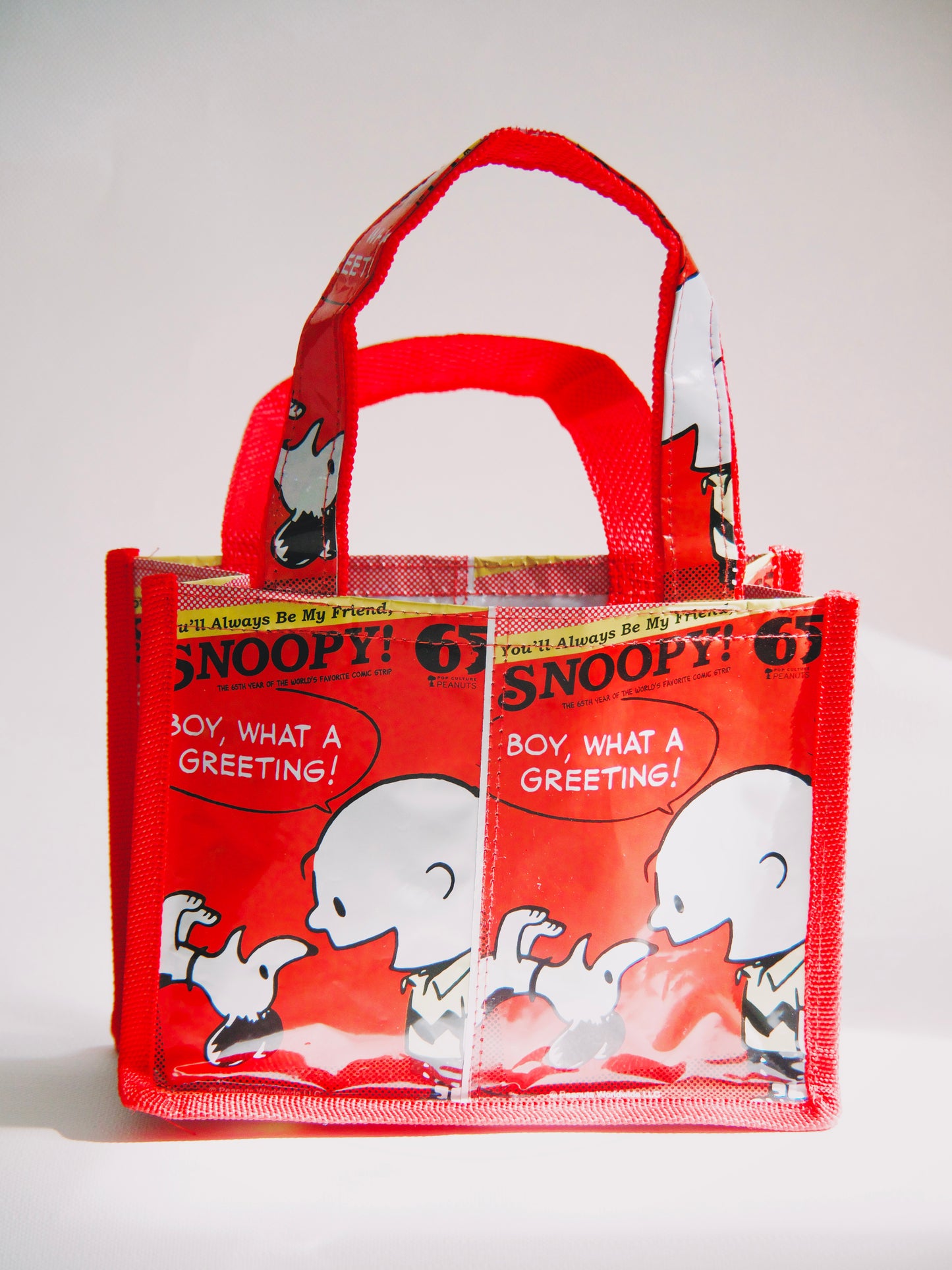 Sac à déjeuner Cabas Snoopy & Charlie Brown – Édition 65 Ans Vintage