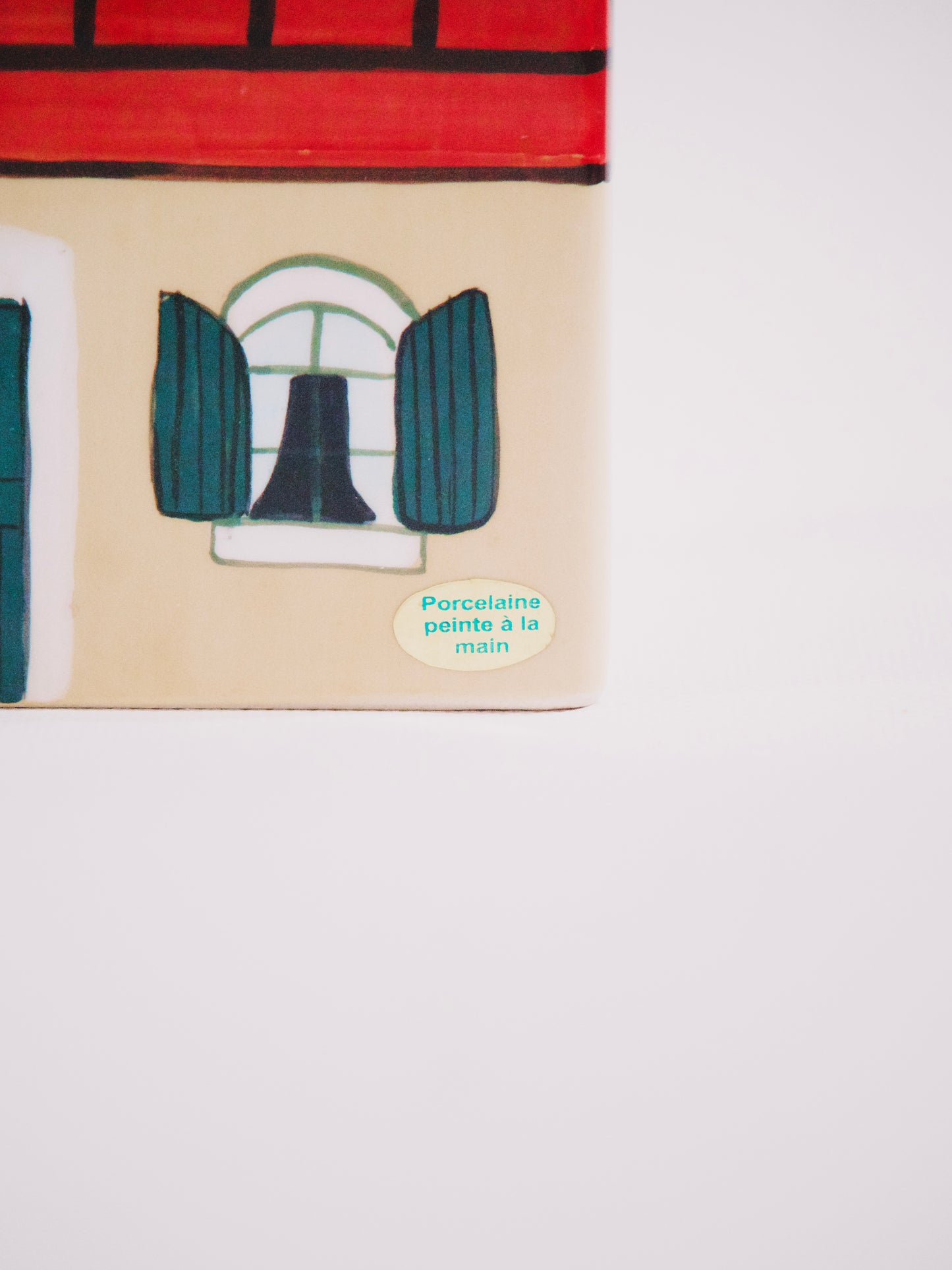 boite en porcelaine, maison d'Alsace