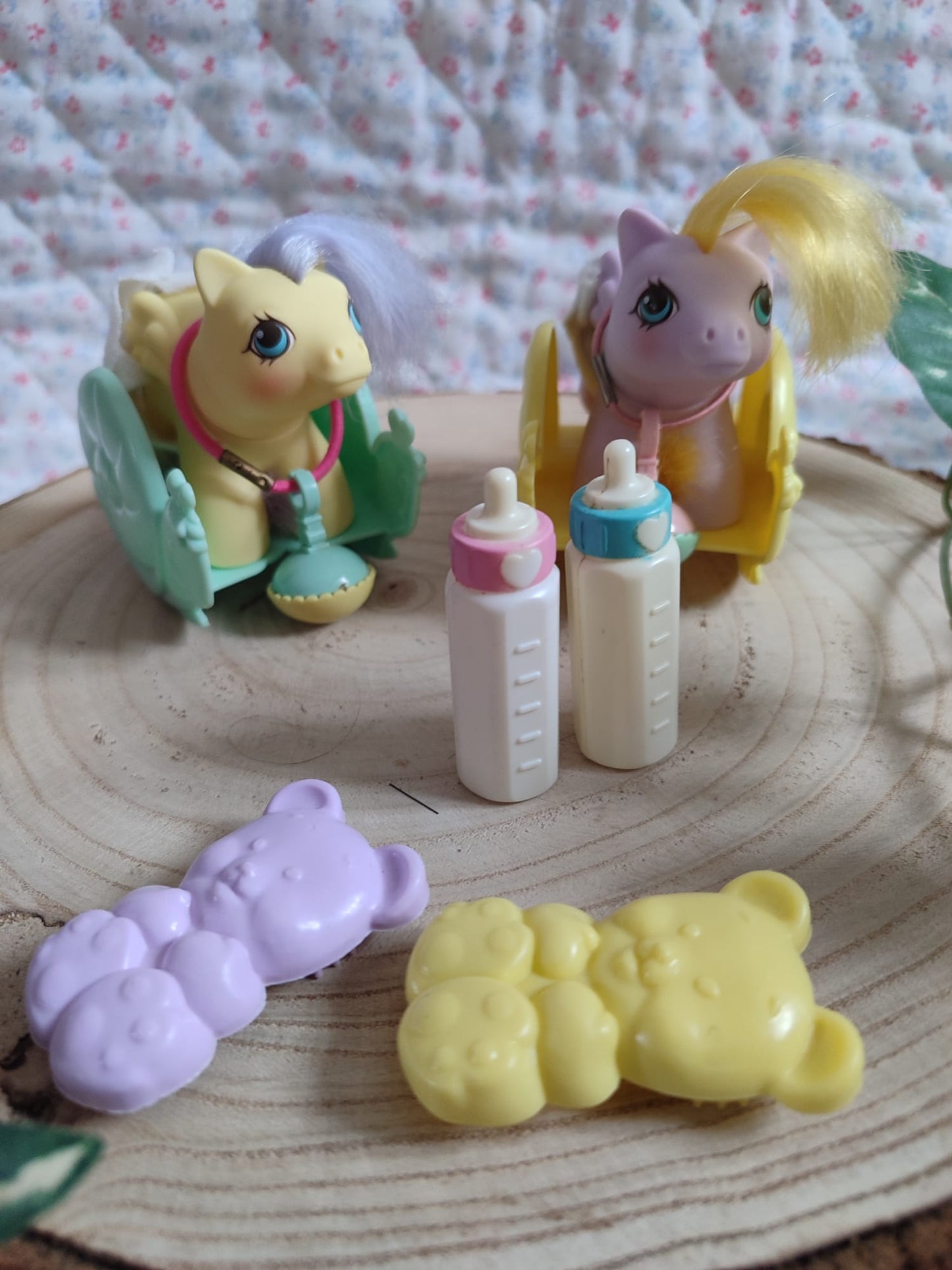 đ Mon Petit Poney G1 Vintage - Baby jumeaux Flip et Flop