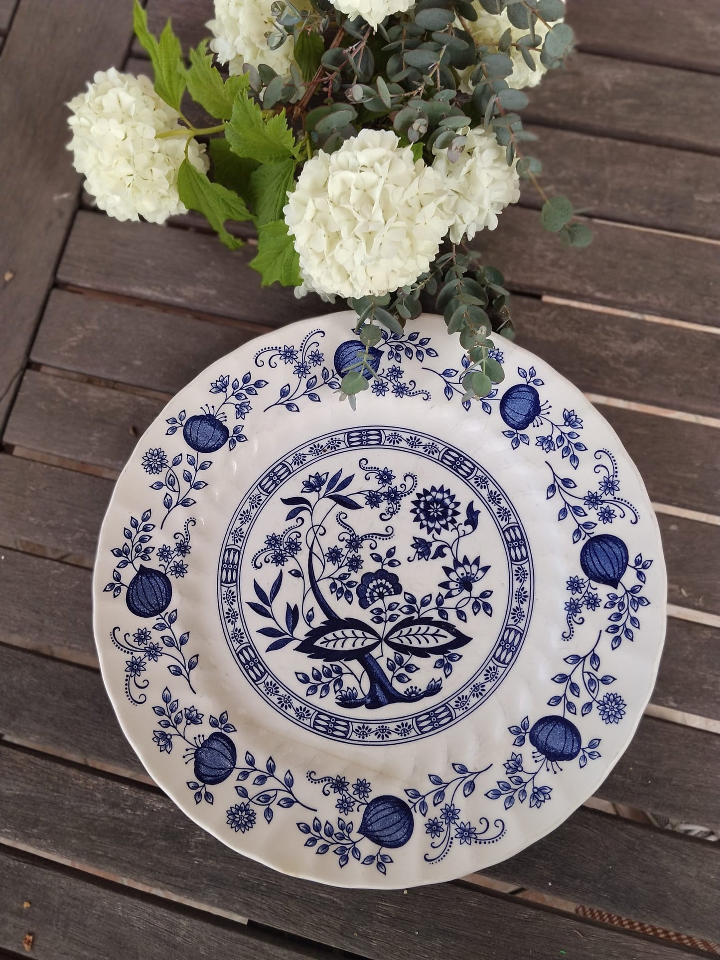 Grande assiette céramique Anglaise