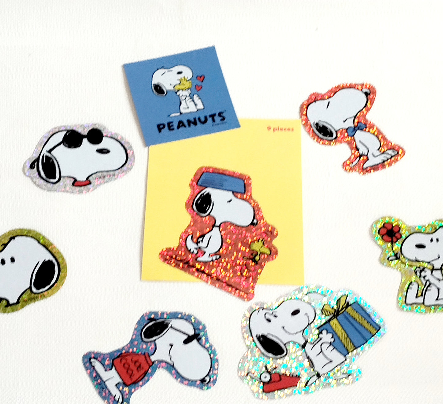 Pack 9 stickers Snoopy