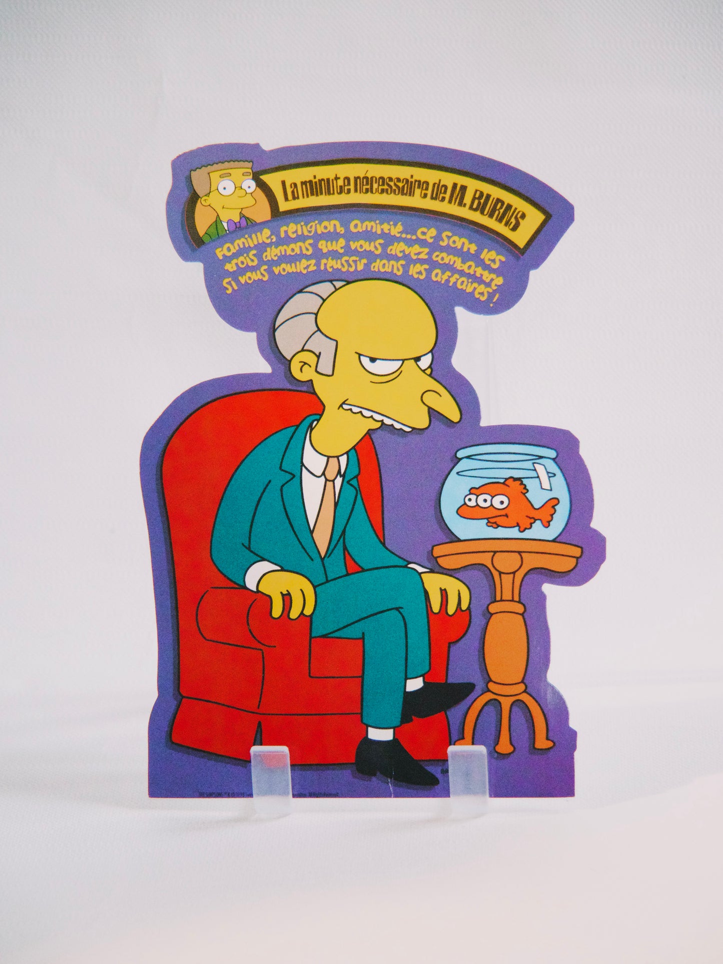 Carte de voeux Simpsons / Mr Burns