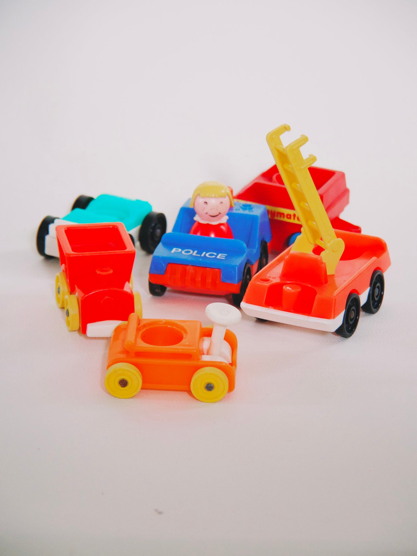 Lot petites voitures Fisher Price