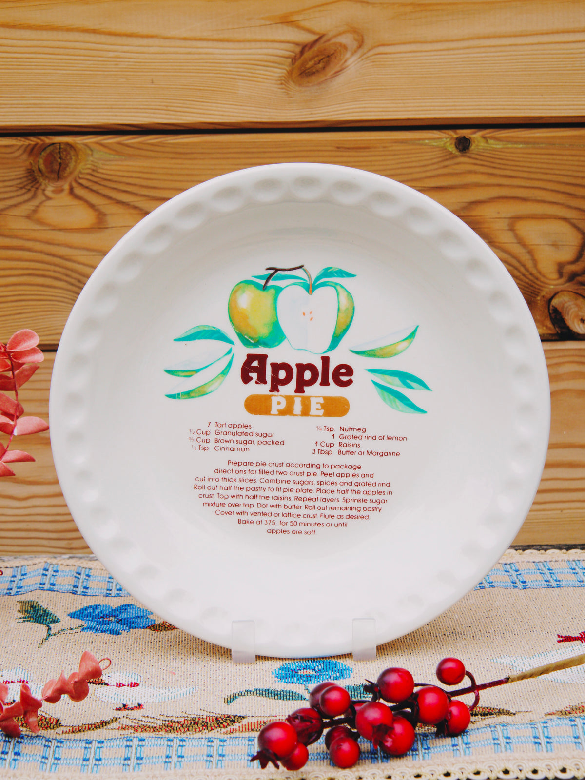 Plat a tarte recette apple pie