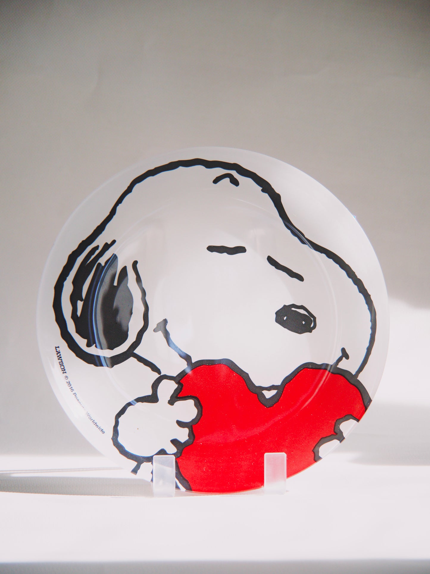 Jolie assiette à dessert Snoopy