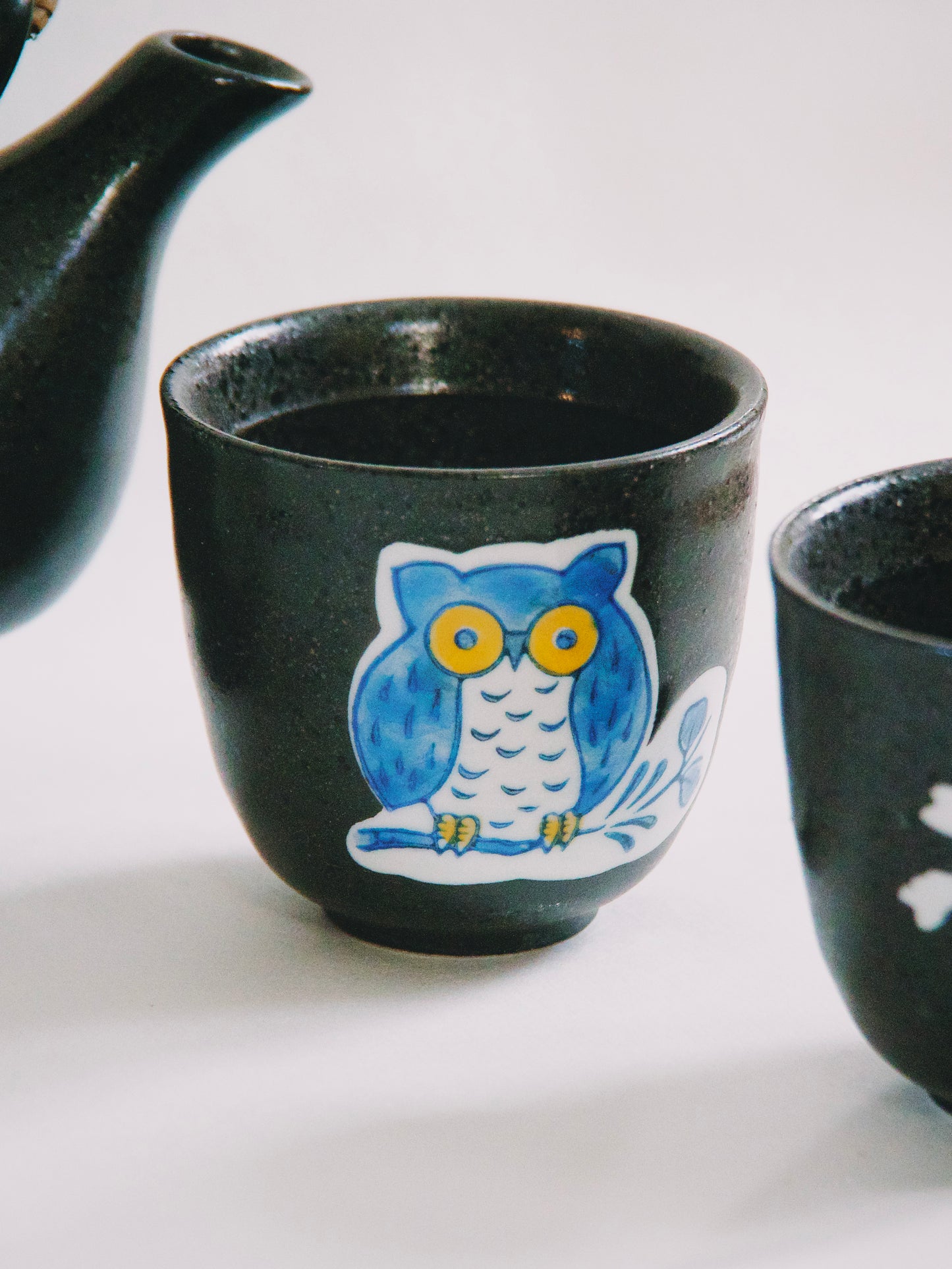 Service à thé japonais en grès