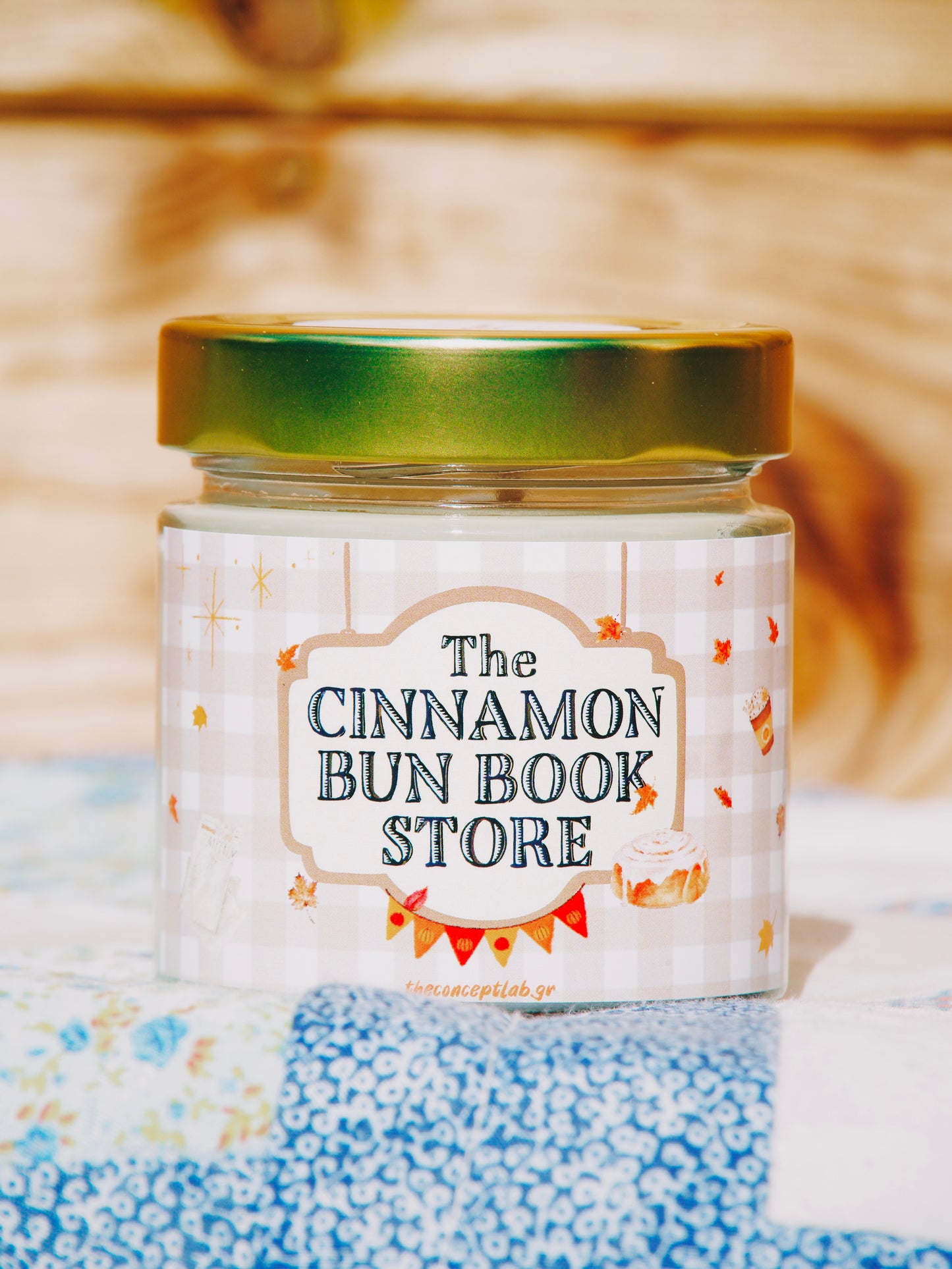 Bougie de soja « Automne littéraire » – La librairie Cinnamon Bun