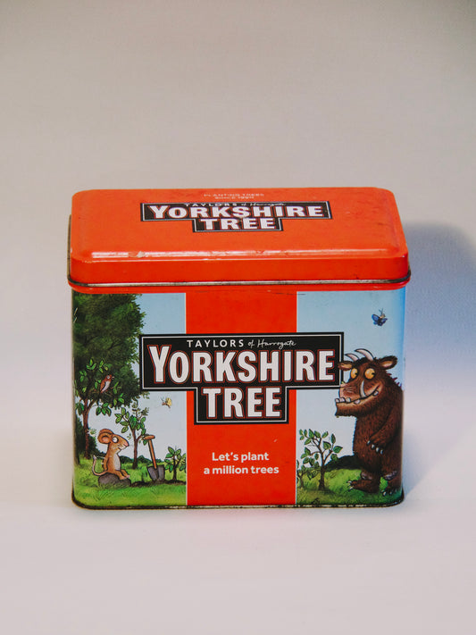 Boite à thé anglaise Yorkshire Tree / Gruffalo