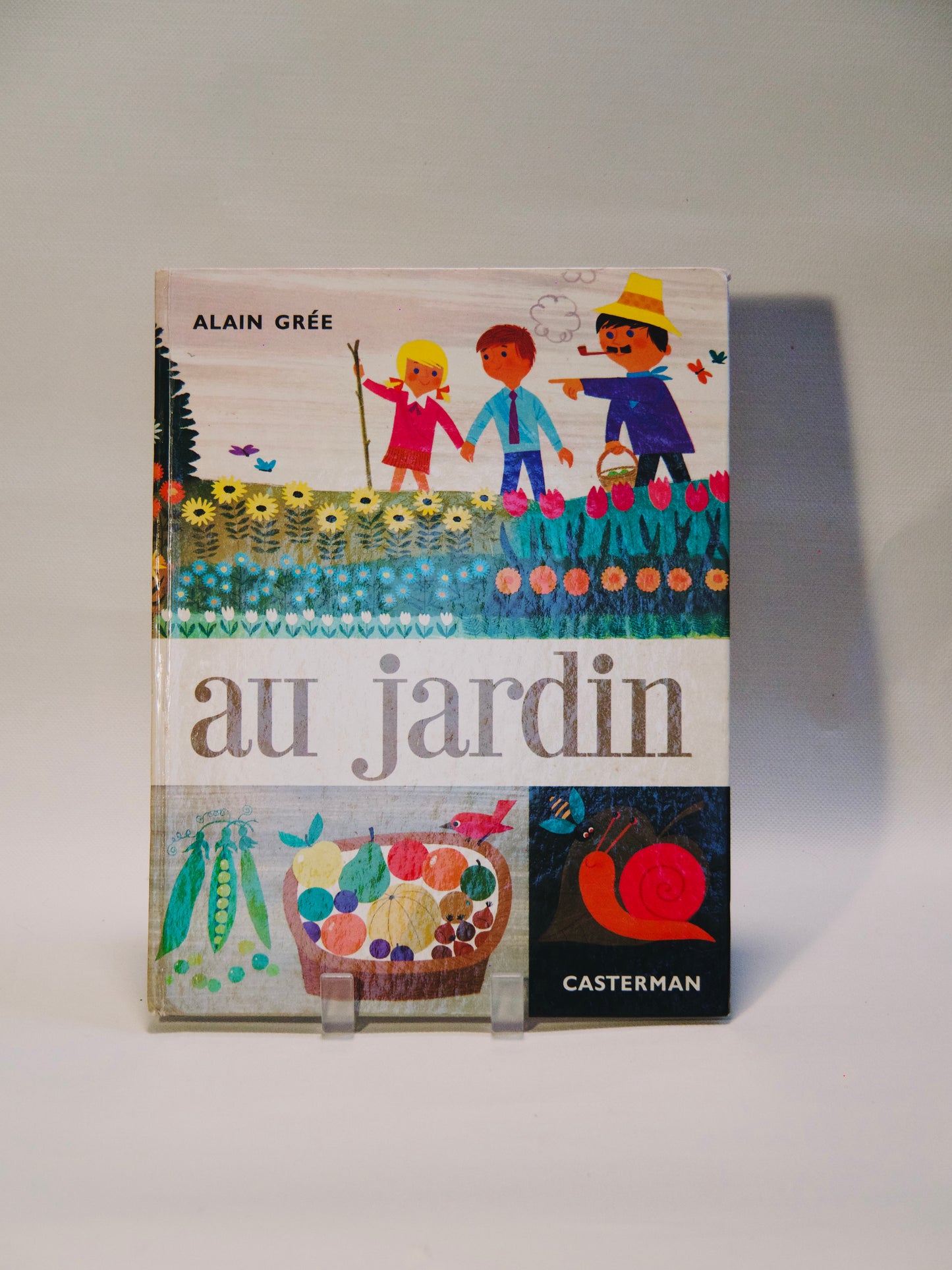Album Vintage Alain Grée – "Au Jardin" – Éditions Casterman