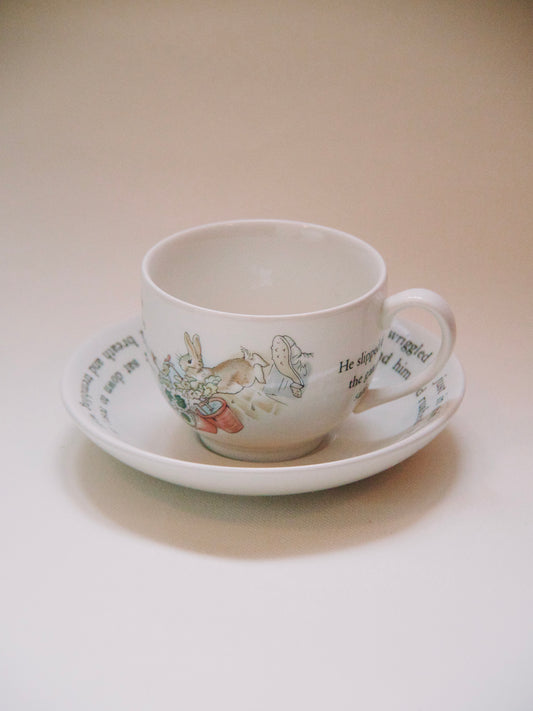 Tasse et soucoupe Pierre Lapin - Wedgwood