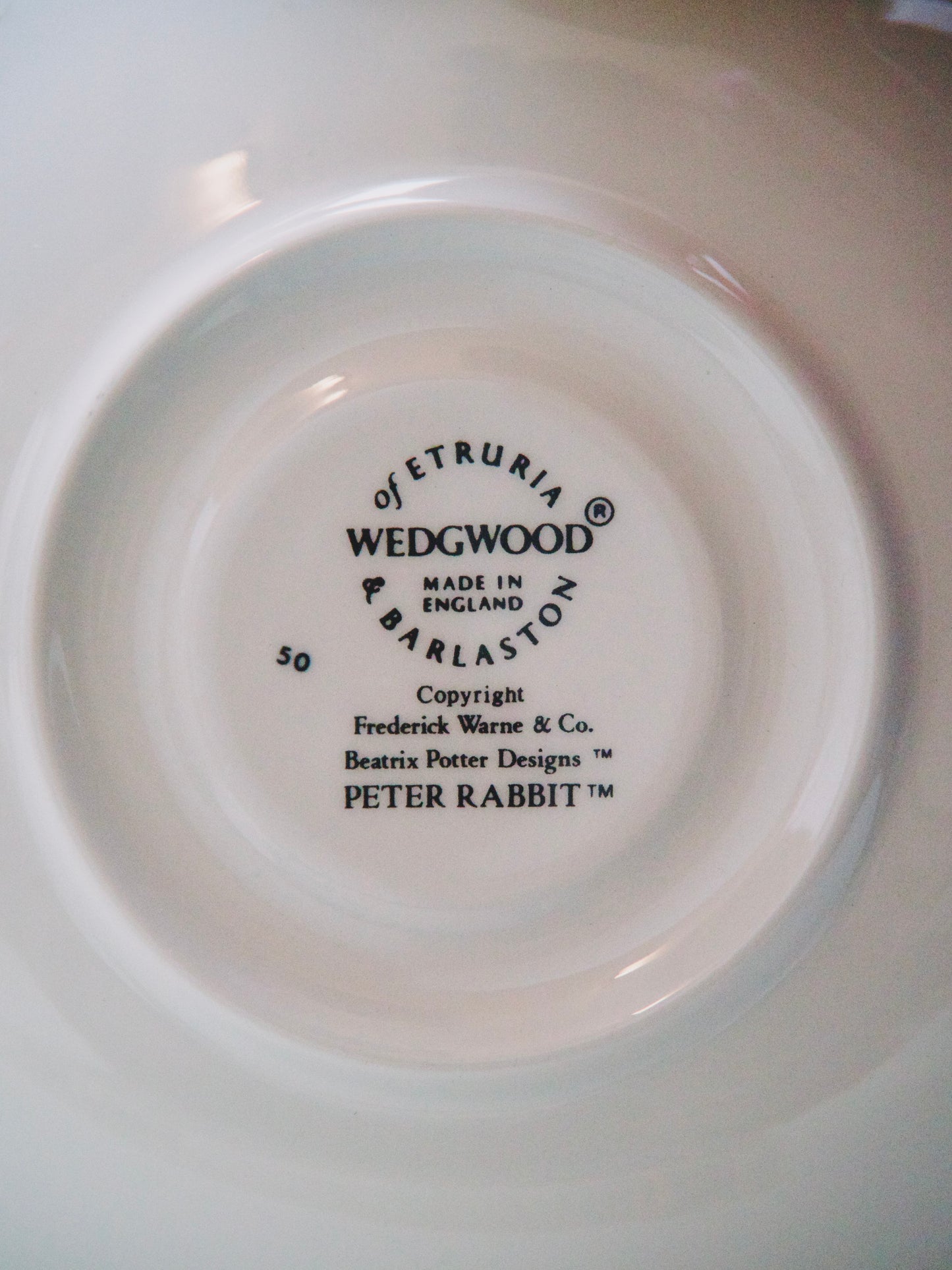 Tasse et soucoupe Pierre Lapin - Wedgwood