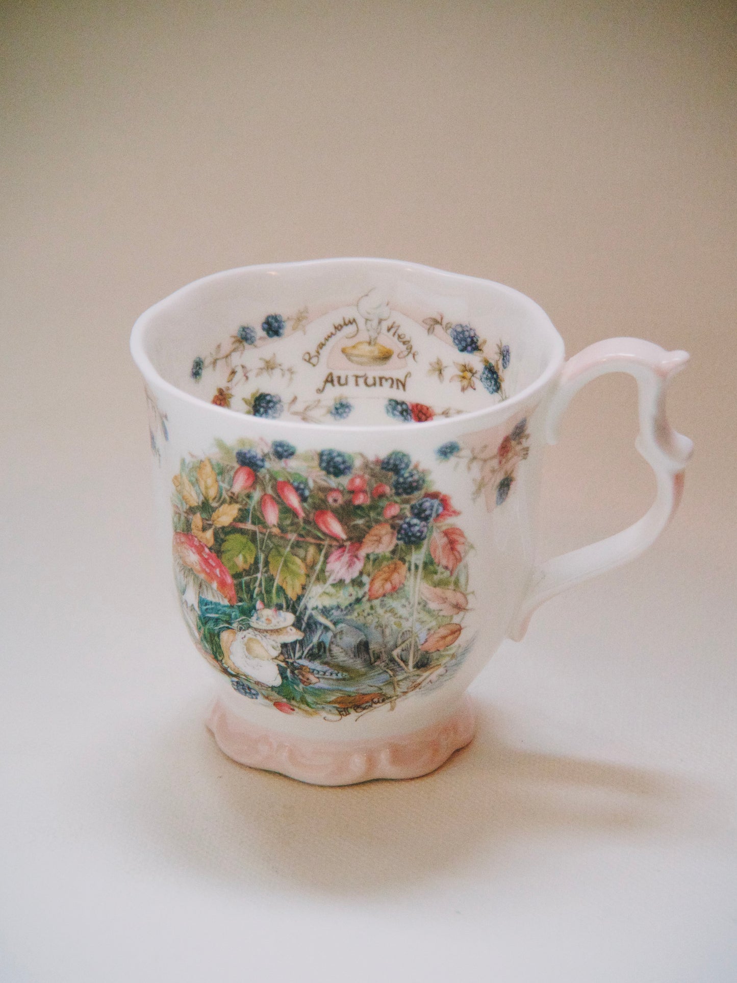 Tasse d'automne- Le buisson aux mûres