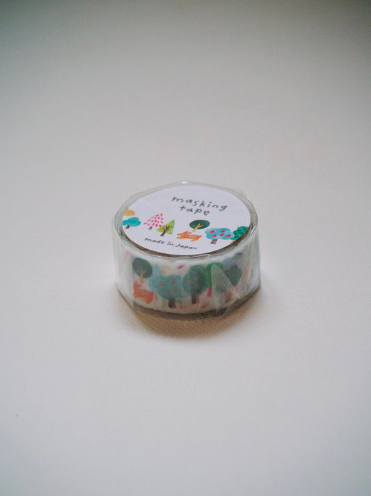 Masking Tape Japonais Mind Wave | Forêt