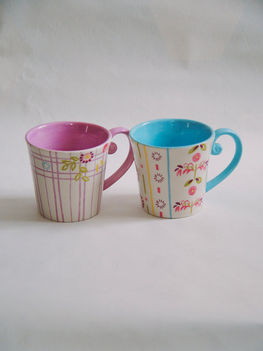 Duo Tasses Folk / pastels