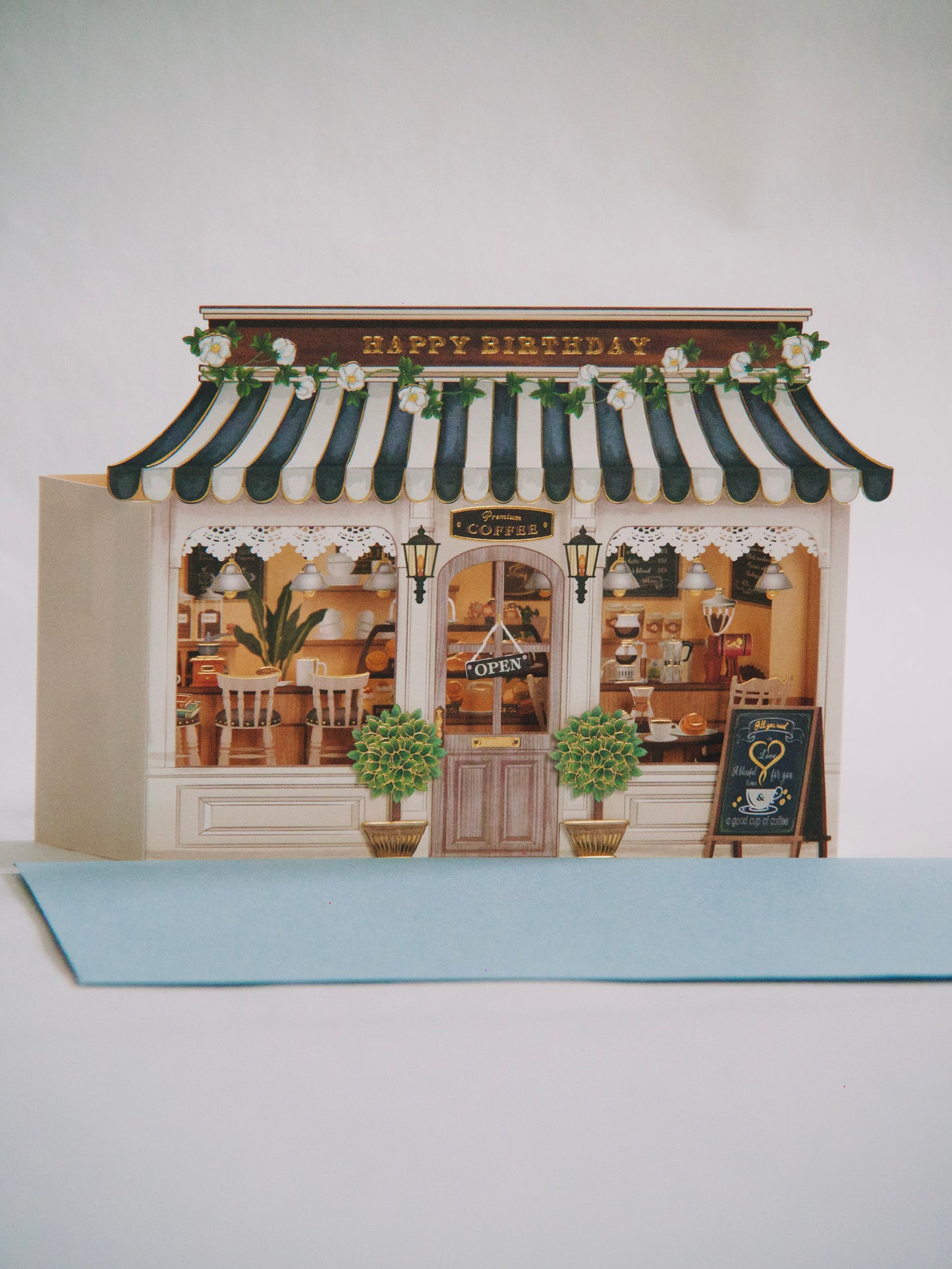 carte en 3D - Salon de thé