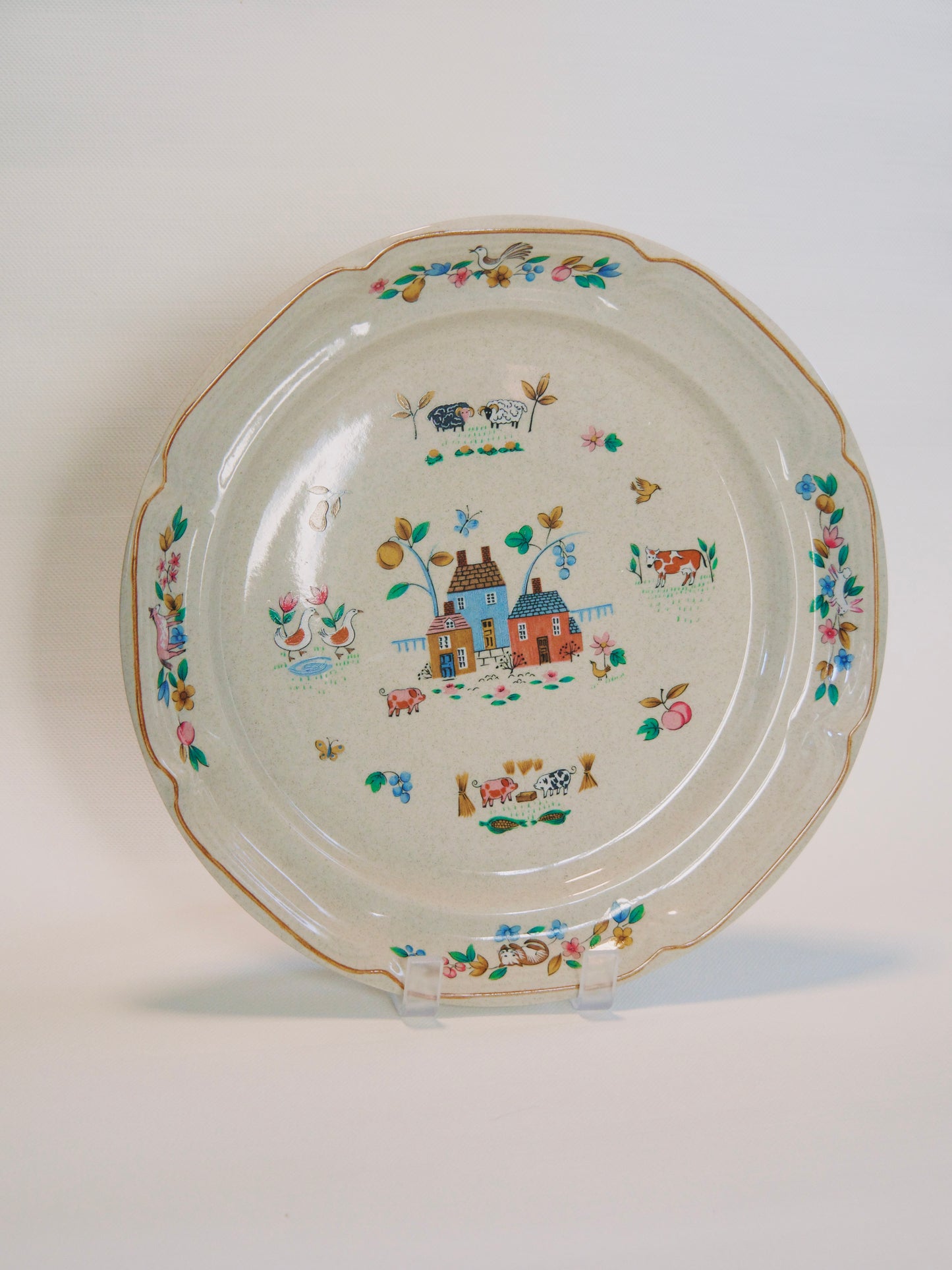 Plat à gateau - Welcome to the Cottage