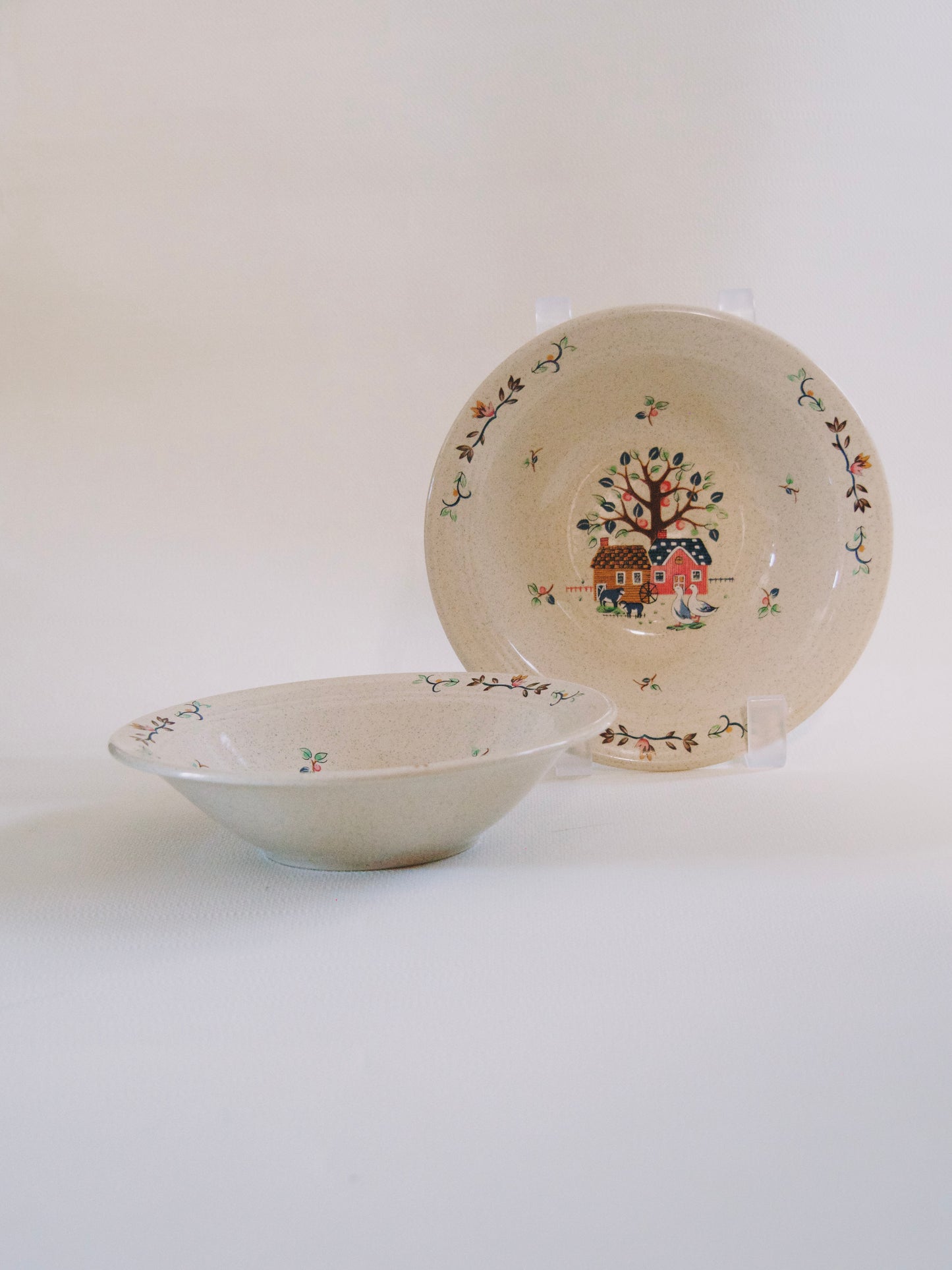 petits bols "welcome to the cottage"