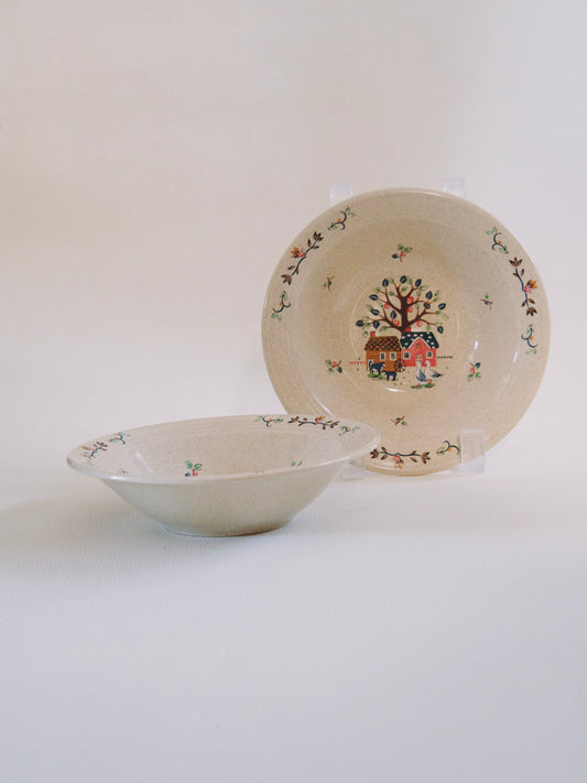 petits bols "welcome to the cottage"