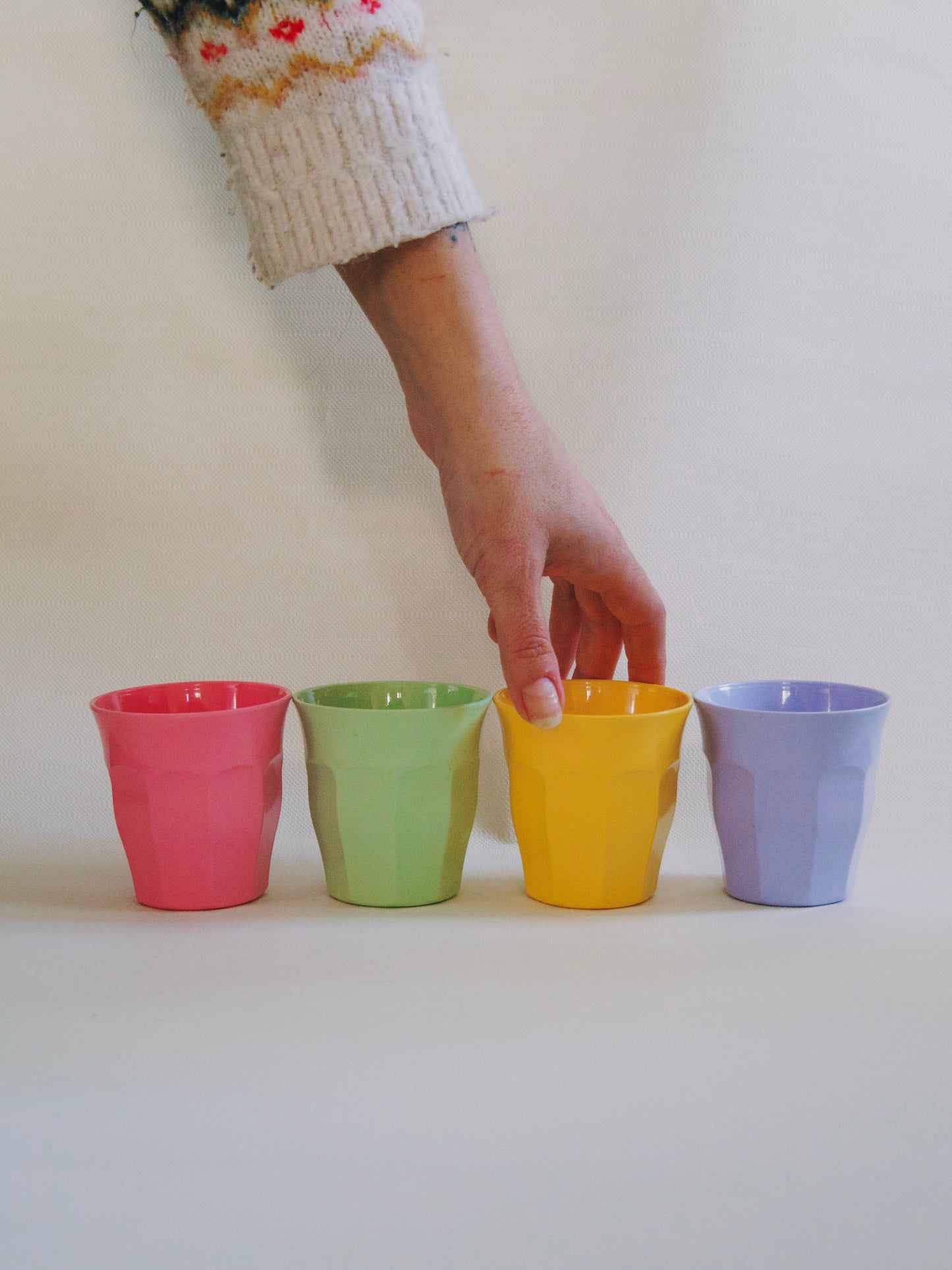 lots de 4 verres RICE colorés