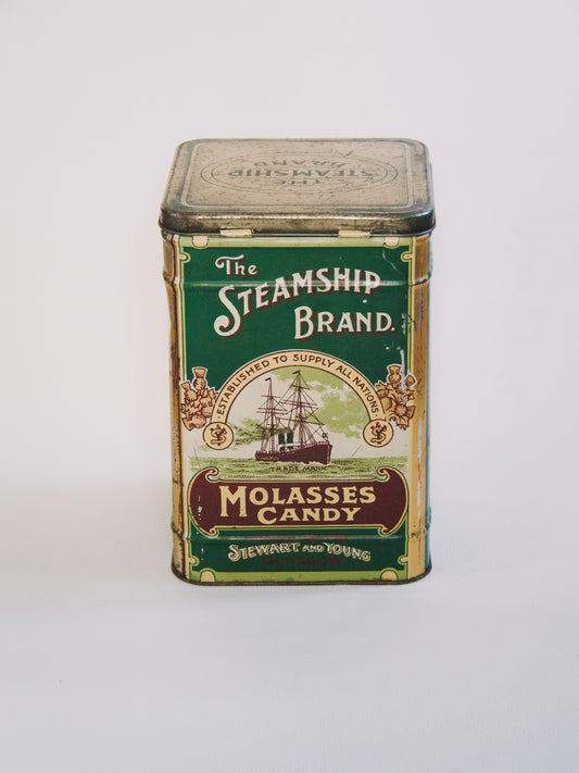 Boite ancienne écossaise - grande contenance