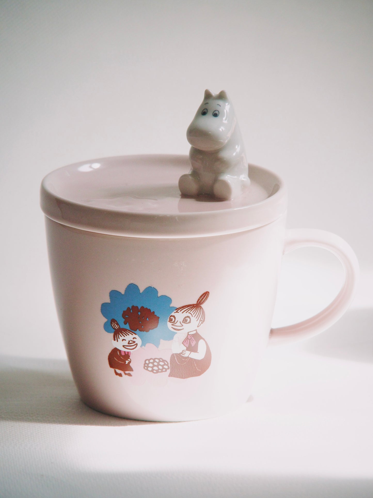 Mug Tisanière Moomin en céramique – Petite My avec Couvercle Figurine