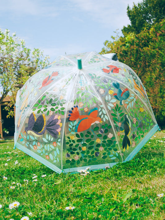 Parapluie enfant "oiseau de paradis"