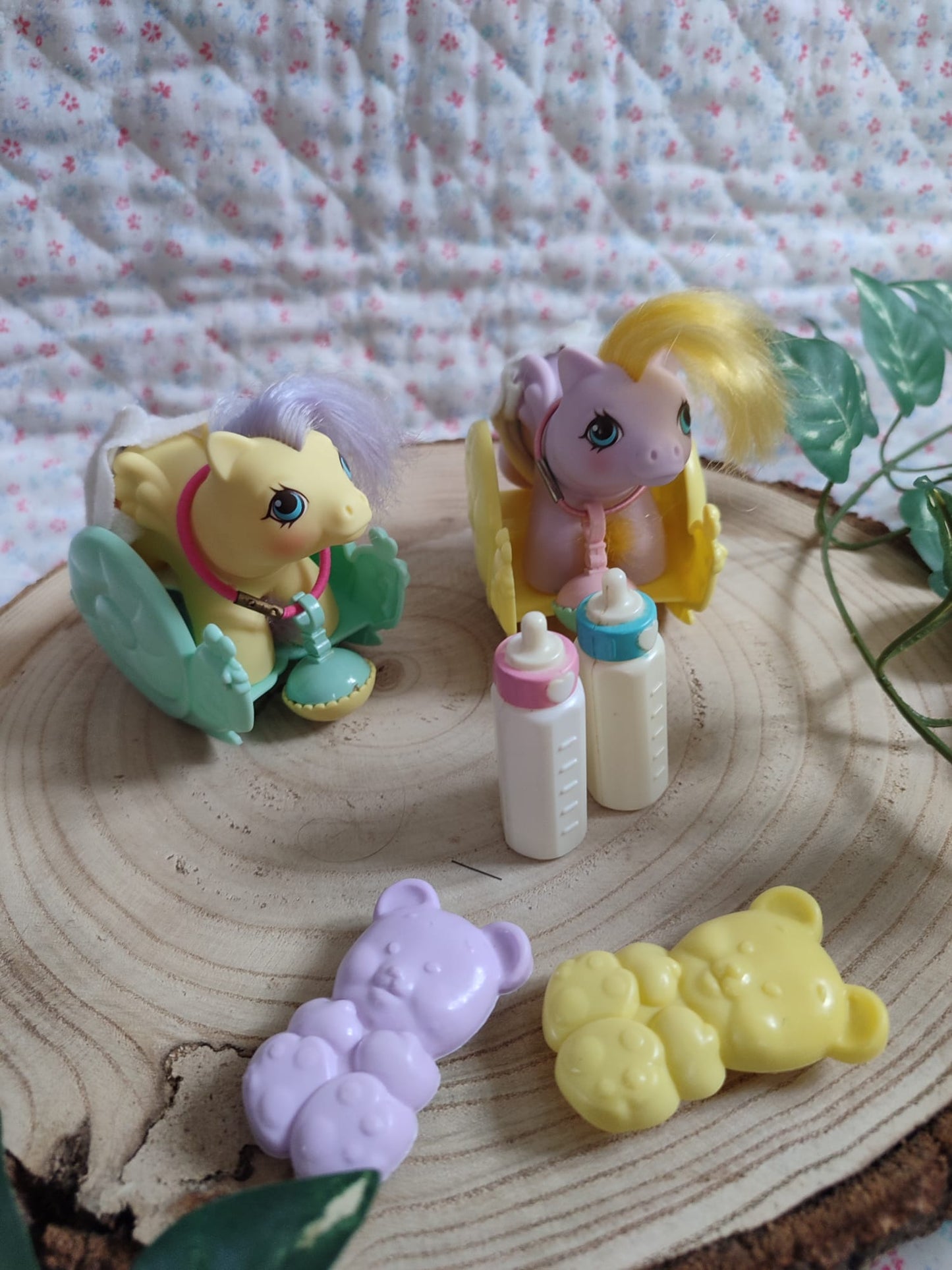 🌈 Mon Petit Poney G1 Vintage - Baby jumeaux Flip et Flop