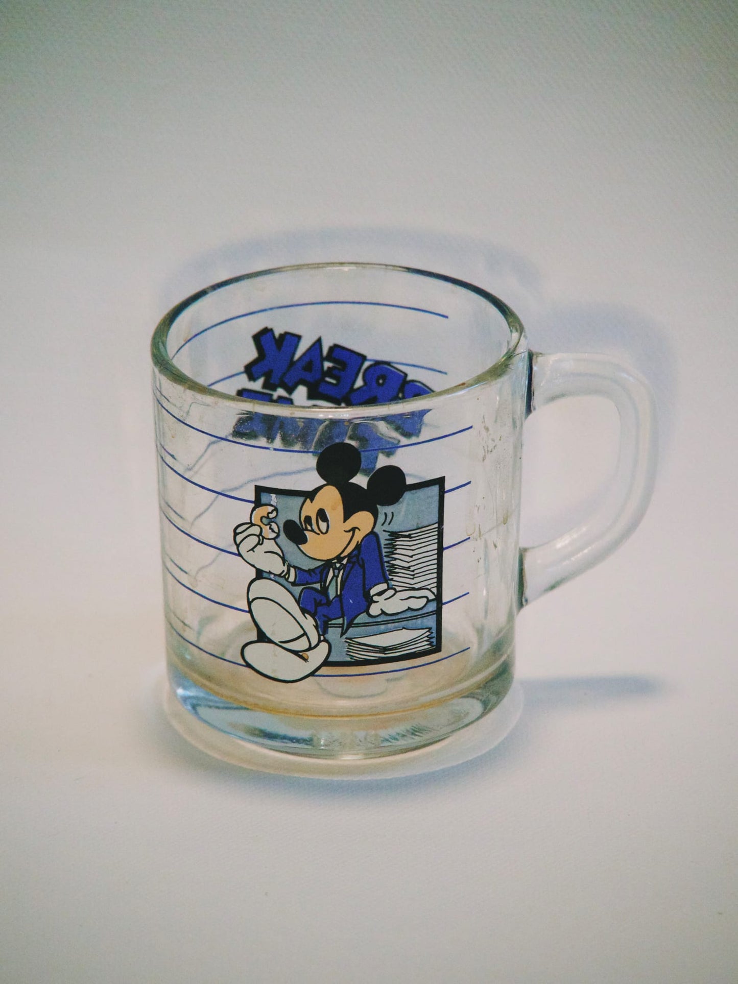 Mug en verre Mickey - Break Time