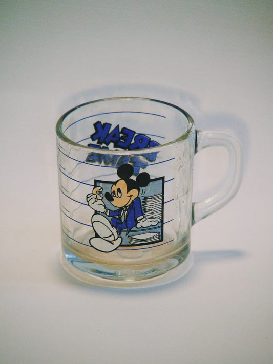 Mug en verre Mickey - Break Time