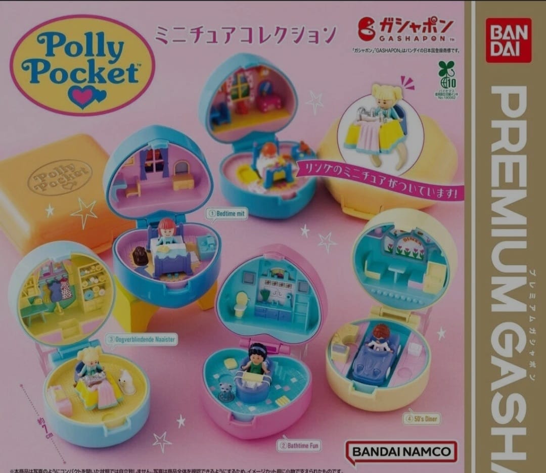 Gacha Polly Pocket - rose