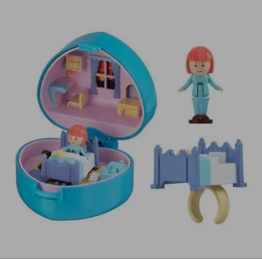 Gacha Polly Pocket - bleu