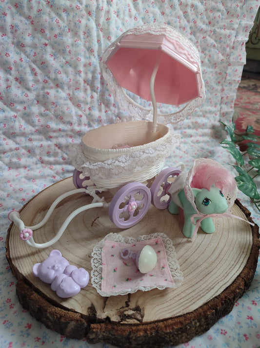🌈 Mon Petit Poney G1 Vintage - Baby Buggy
