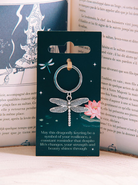 Porte-clés libellule enchantée