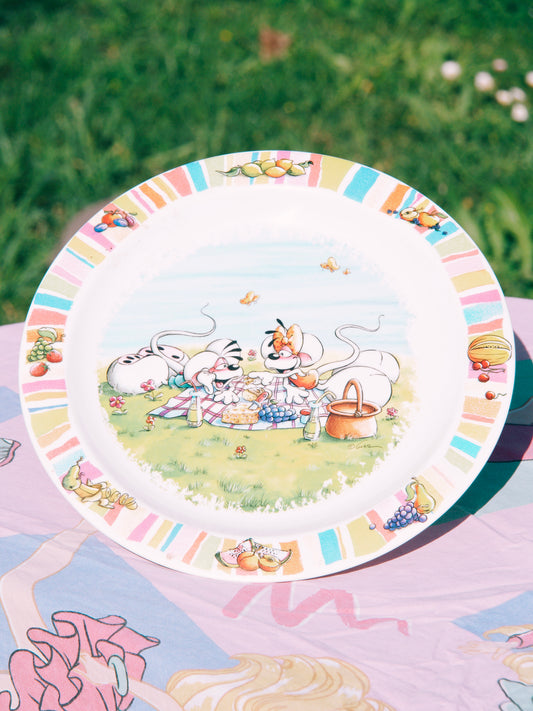 Assiette Diddl en mélaminé