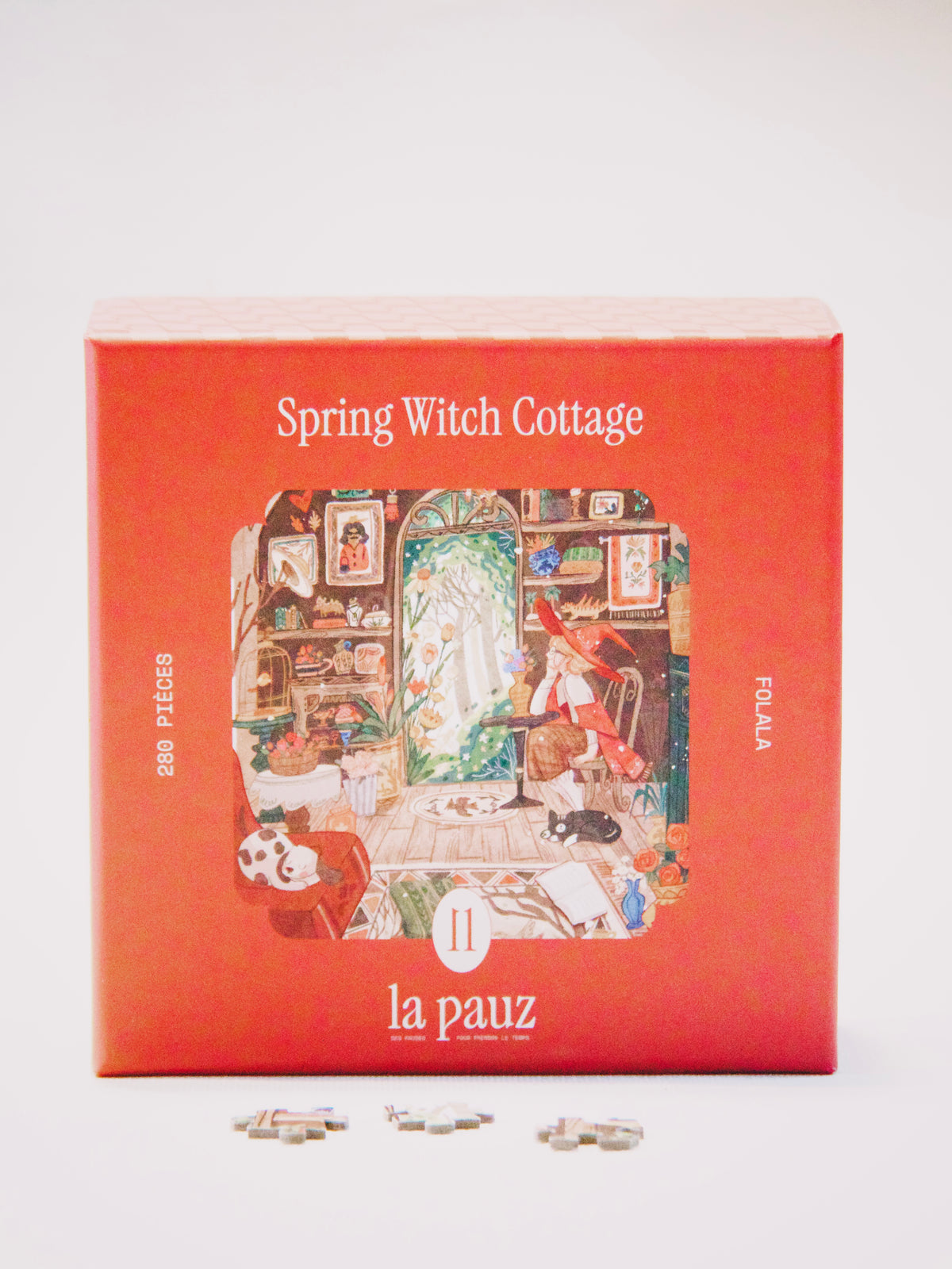 Puzzle Mini 280 Pièces – Spring Witch Cottage | La Pauz x Folala