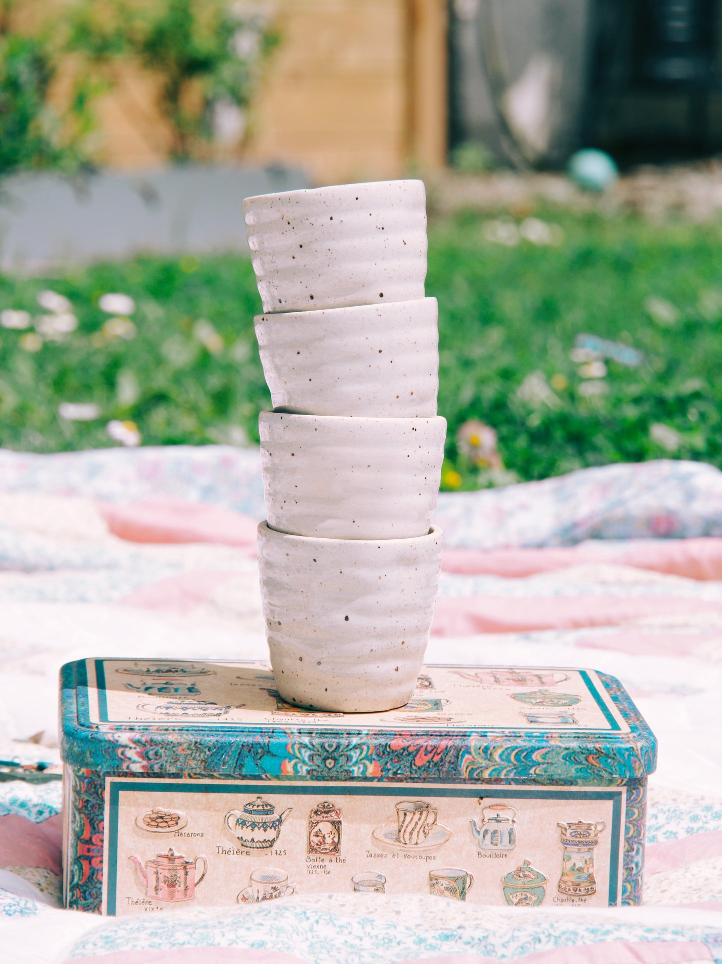 Tasses à café en céramique artisanale