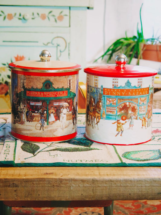 Lot grande boîte M&S anglaises vintages