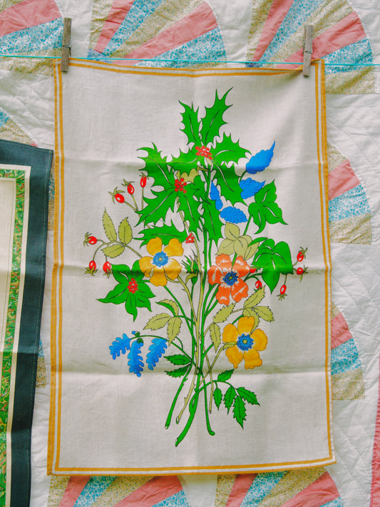 Tea towel fleuries