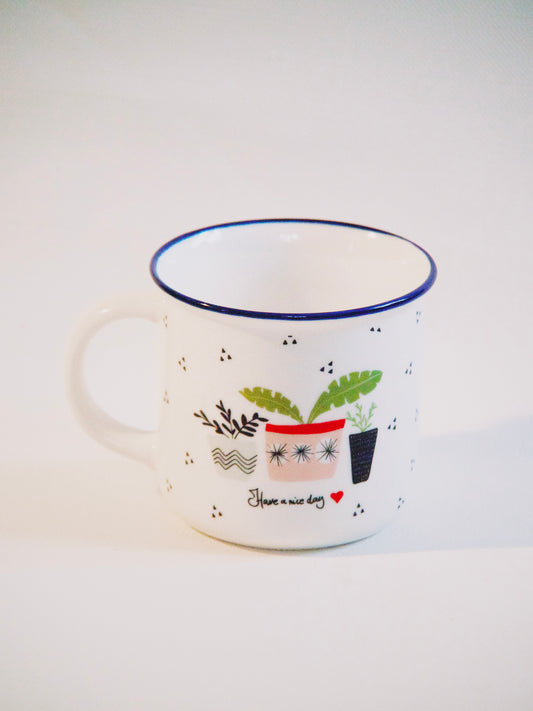 Mug plantes lovers "have a nice day"