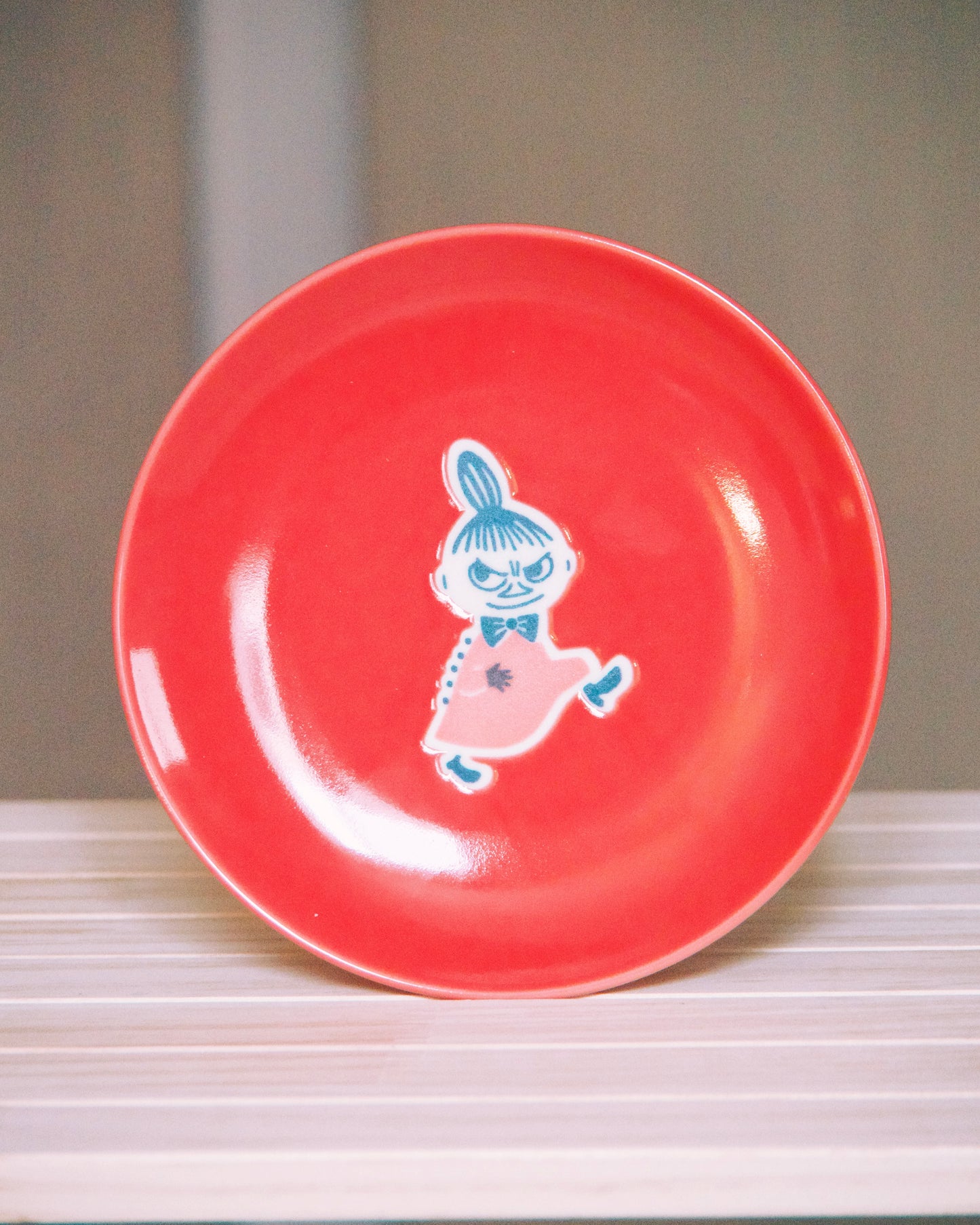 Lot 4 assiettes à dessert Moomin en céramique