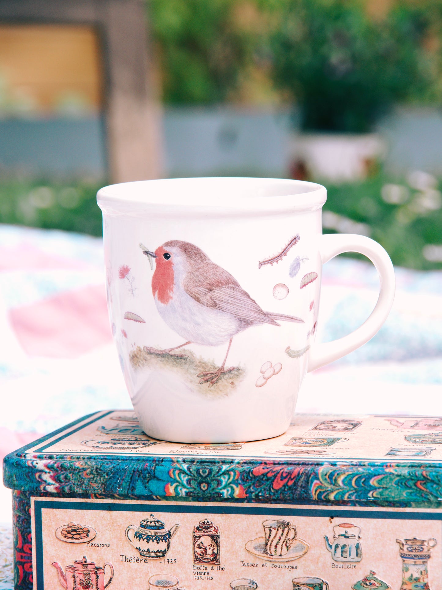 Tasse rouge gorge