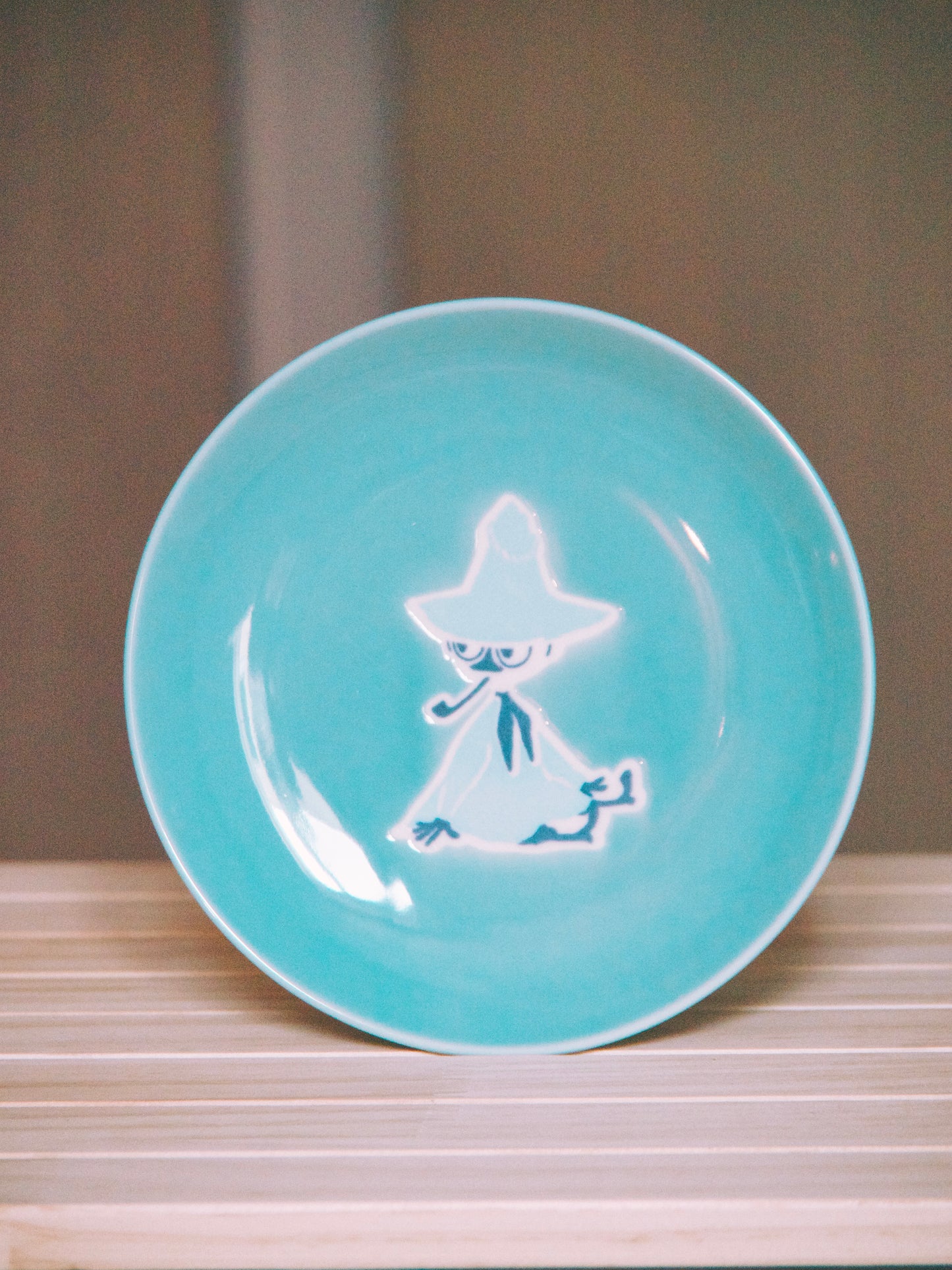 Lot 4 assiettes à dessert Moomin en céramique